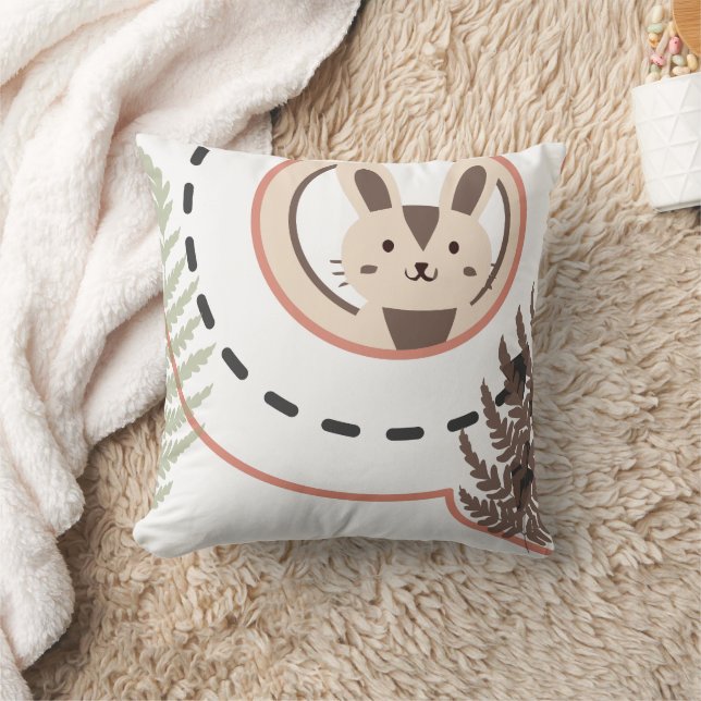 Bunny Throw Pillow (Blanket)