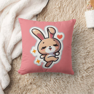 Bunny Throw Pillow