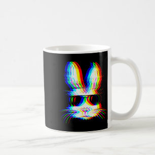 Bunny Trippy Varwave Easter Techno Rave Edm Music  Coffee Mug