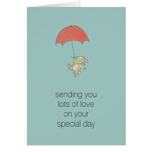 Bunny Umbrella Cards (Front)