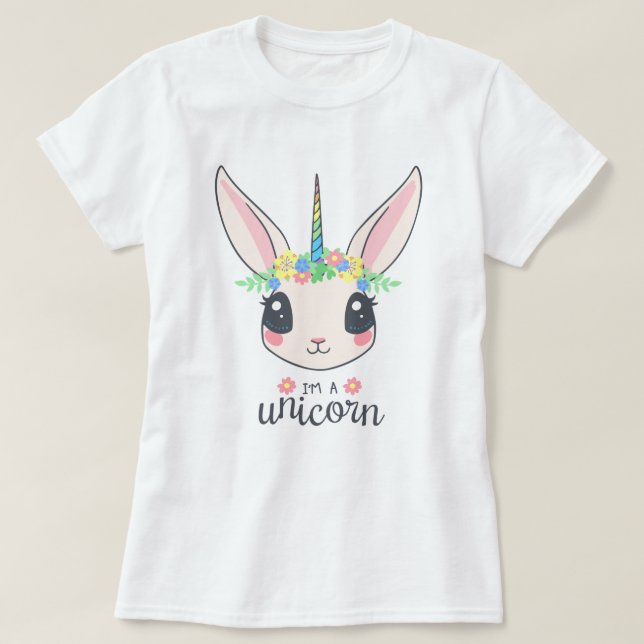 Bunny Unicorn T-Shirt (Design Front)