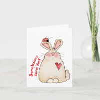 Bunny - Valentine Card