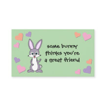 Bunny Valentine Card with envelope