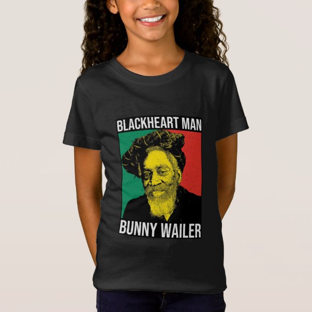 Bunny Wailer Kid Shirt Reggae Rasta Jamaika Roots  (Front)