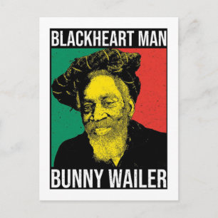Bunny Wailer Shirt Reggae Rasta Jamaica Roots Postcard