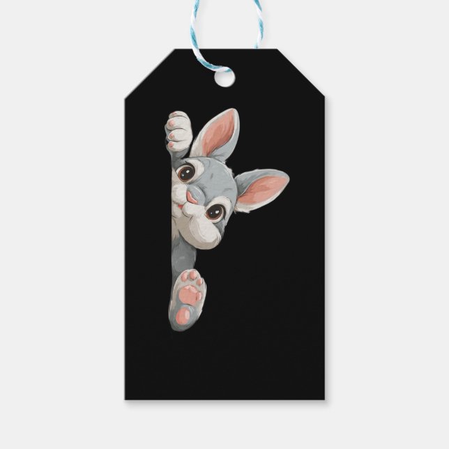 Bunny Watching You Gift Tags (Front)
