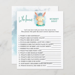 Bunny Who knows mommy best