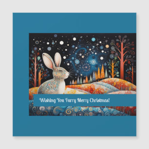 Bunny Wishing You Furry Merry Christmas!