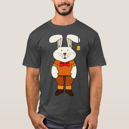 Bunny with a bell in his ear T_Shirt
