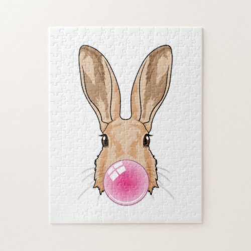 Bunny with Chewing gum Jigsaw Puzzle