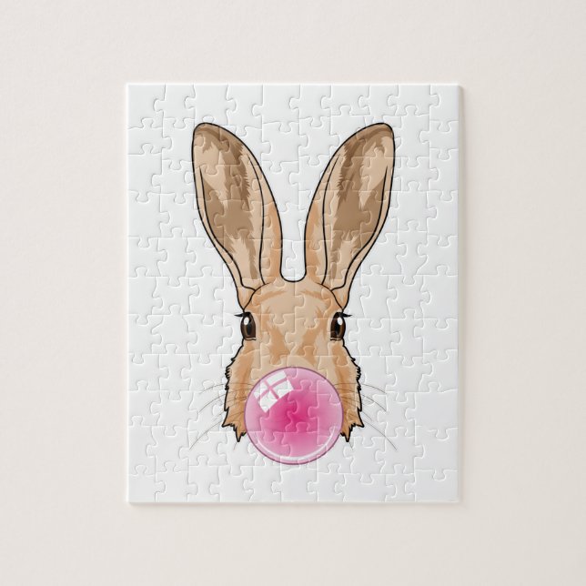 Bunny with Chewing gum Jigsaw Puzzle (Vertical)