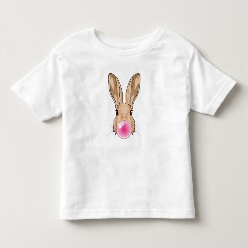 Bunny with Chewing gum Toddler T_shirt