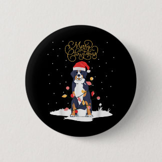 Bunny With Christmas Sweater Xmas Rabbit Christmas Button