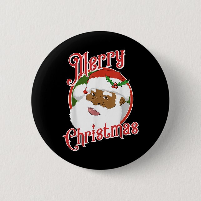 Bunny With Christmas Sweater Xmas Rabbit Christmas Button (Front)