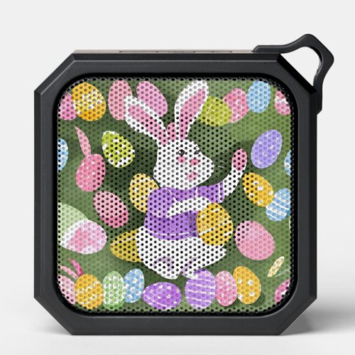 bunny with easter eggs bluetooth speaker