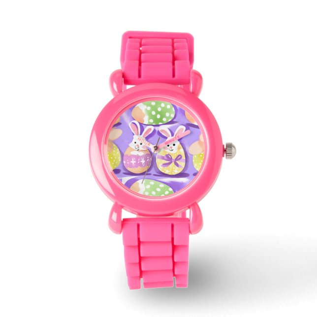 bunny with easter eggs watch (Front)