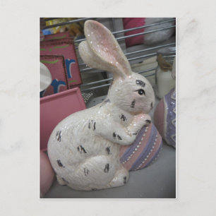 Bunny With Egg Postcard