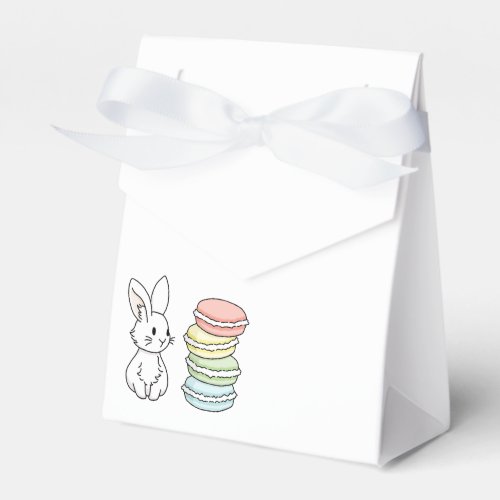 Bunny with Macaroons Favor Boxes