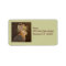 Bunny with nesting cardinal address label
