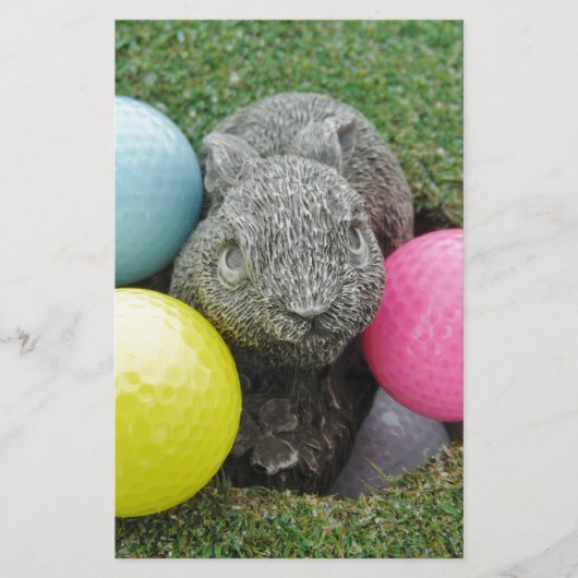 Bunny with pink blue yellow egg (Front)