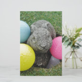 Bunny with pink blue yellow egg (Standing Front)