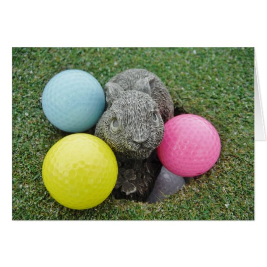 Bunny with pink blue yellow egg (Front Horizontal)