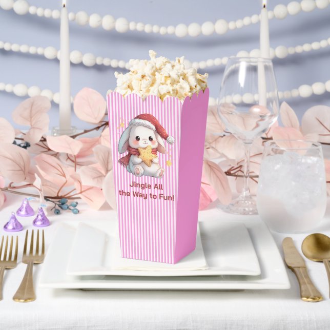 Bunny with Star Cookie Favor Boxes (Wedding)