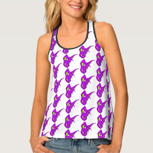 Bunny Womens All_Over Print Racerback Tank Top