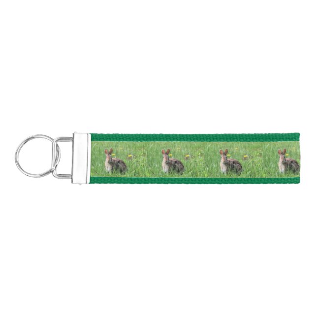 Bunny  wrist keychain (Keys on Left)