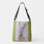 Bunny Wunny Original Artwork Cross Body Tote Bag