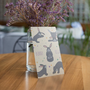 Bunny Yoga Poses Funny Rabbit Invitation