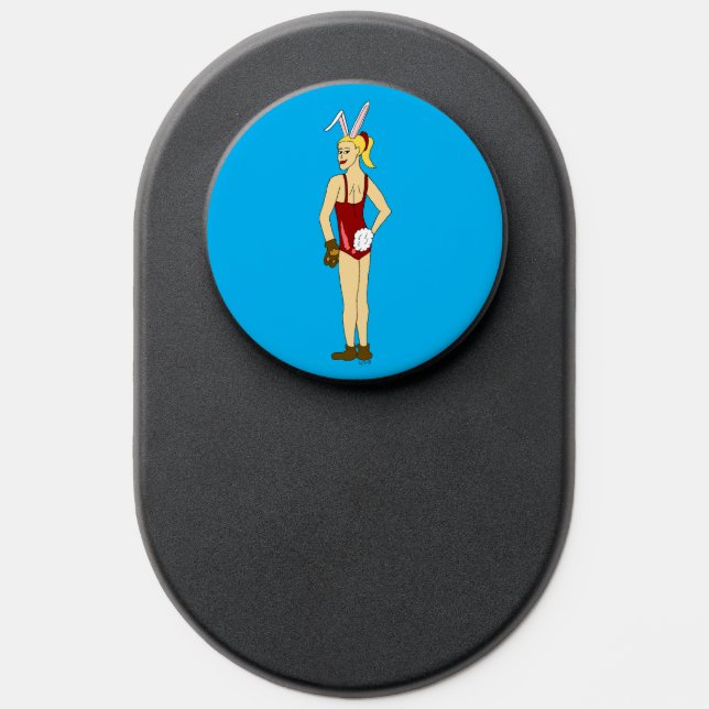 bunnygirl button PopSocket (Popsocket)