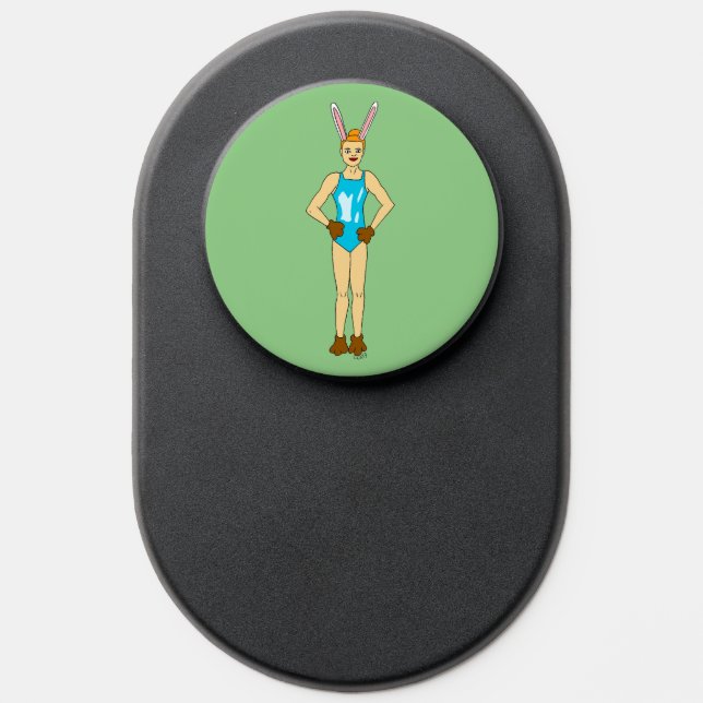 bunnygirl button PopSocket (Popsocket)