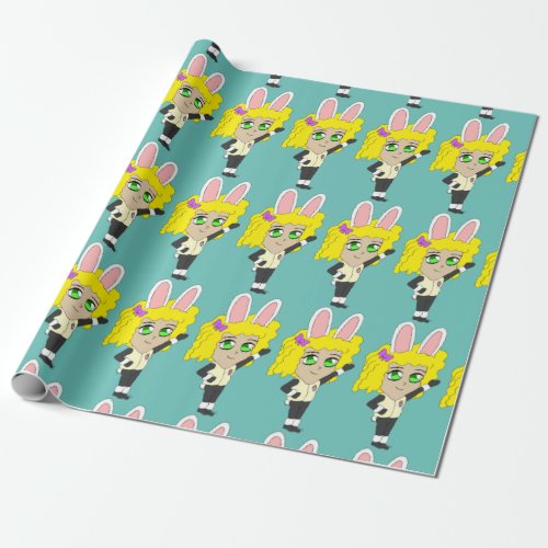 bunnygirl chibi wrapping paper