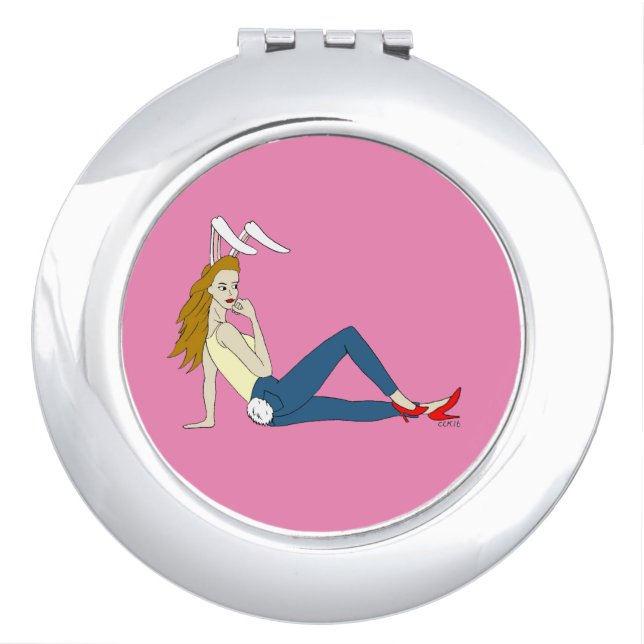 bunnygirl   compact mirror (Front)
