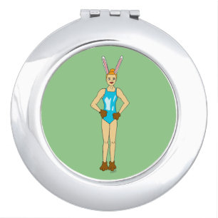 bunnygirl compact mirror