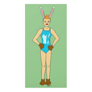bunnygirl  door sign