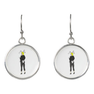 bunnygirl earrings