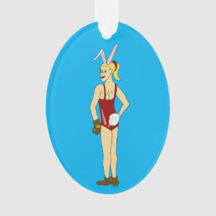 bunnygirl ornament