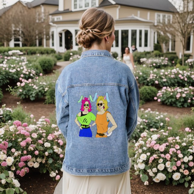 bunnygirls    denim jacket (Wedding Back)