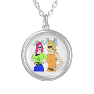 bunnygirls silver plated necklace