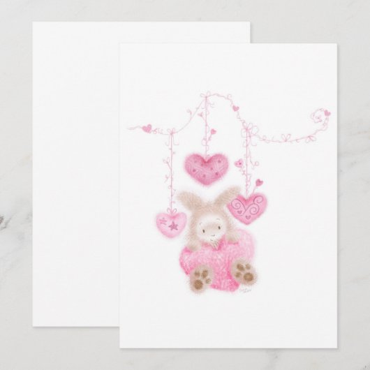 Bunnykins with a Big Heart (Front/Back)