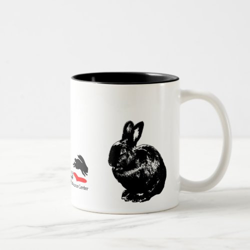 BunnyLuv Black Rabbits Mug