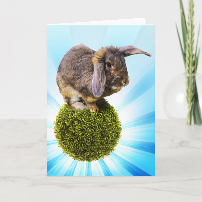 BunnyLuv Greeting Card Featuring Twink (Front)