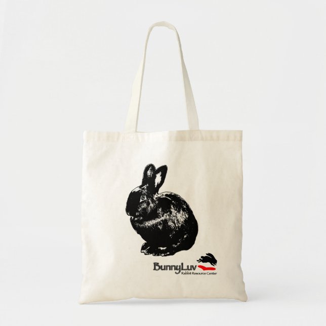 BunnyLuv Tote Bag featuring Ophelia (Front)
