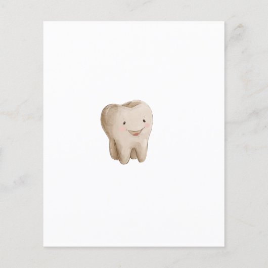 Bunny's boy First Tooth Fairy Letter (Back)