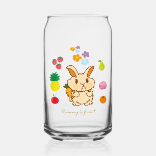 Bunny's fruit can glass