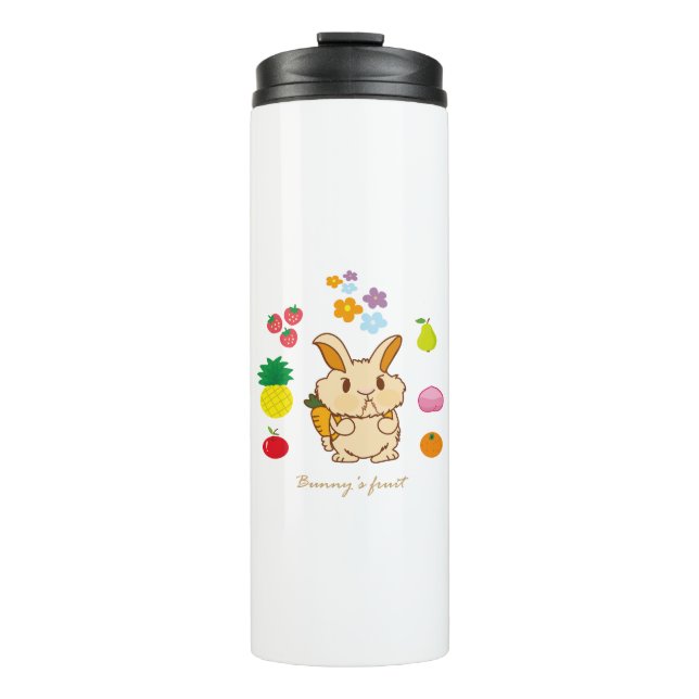 Bunny's fruit  thermal tumbler (Front)