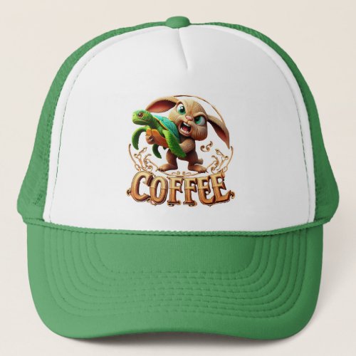 Bunnys Trade Turtle for Coffee Buy Me A Coffee Trucker Hat