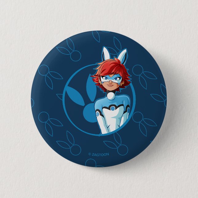 Bunnyx Blue Badge Button (Front)